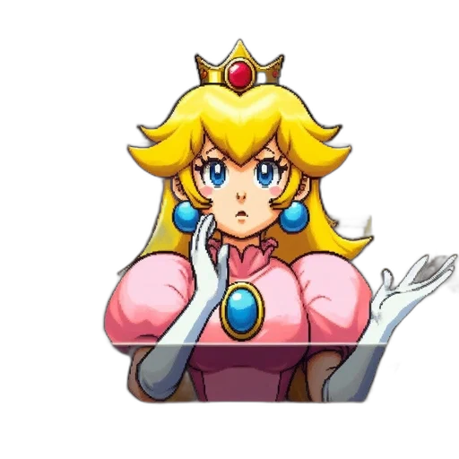 crown, dress, face, staff transparent PNG cut-out