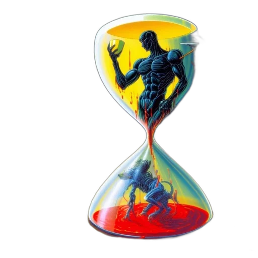 concept art, fantasy art, comic book art, 3d render transparent PNG cut-out