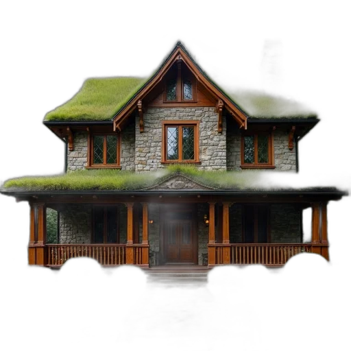 building, 3d render, photorealistic, concept art transparent PNG cut-out
