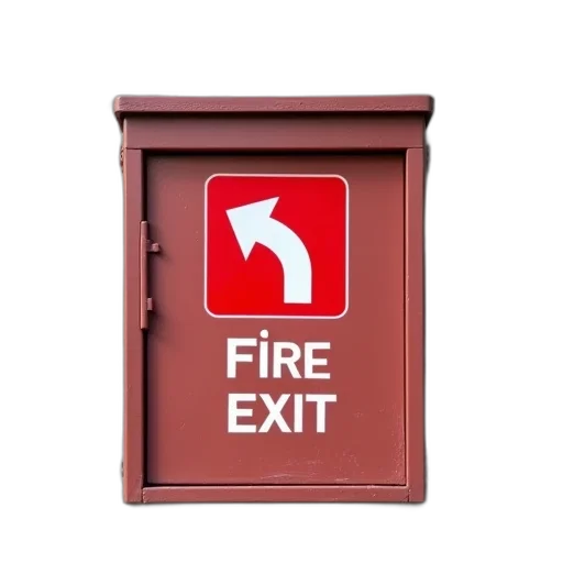 staff, fire, exit, box transparent PNG cut-out