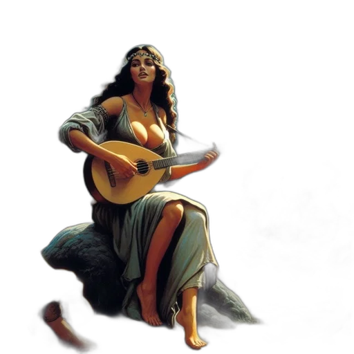 dress, photorealistic, oil painting, concept art transparent PNG cut-out