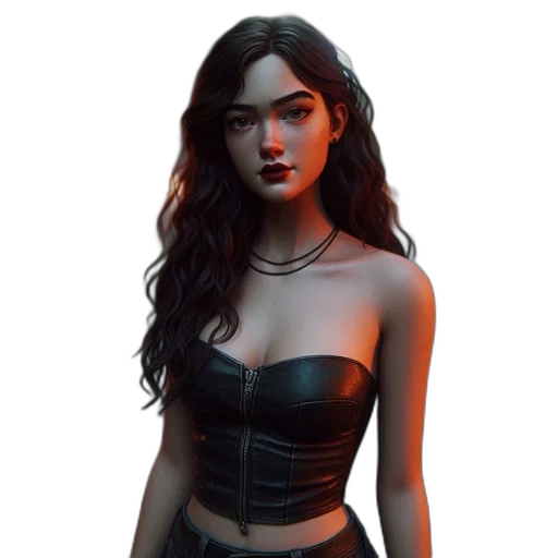 dress, concept art, fantasy art, photorealistic transparent PNG cut-out