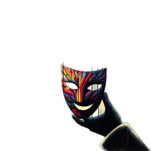 mask, face, robot, crown transparent PNG cut-out