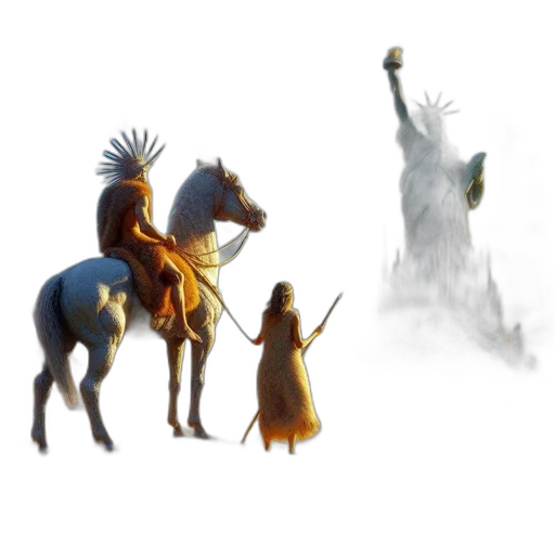 dragon, staff, animal, creature transparent PNG cut-out