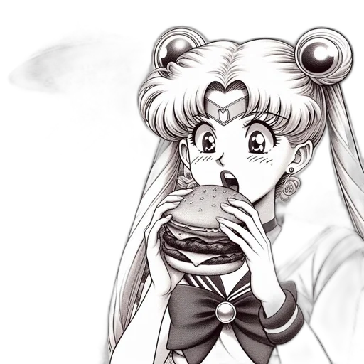 anime, cartoon, vaporwave, concept art transparent PNG cut-out