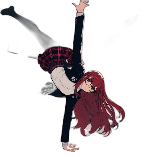 creature, staff, hair, dress transparent PNG cut-out