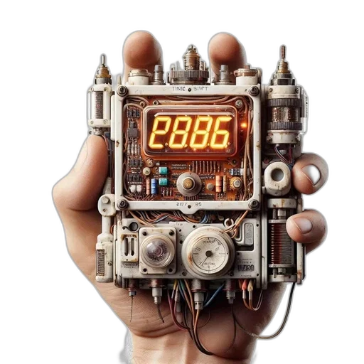 robot, weapon, cyberpunk, concept art transparent PNG cut-out