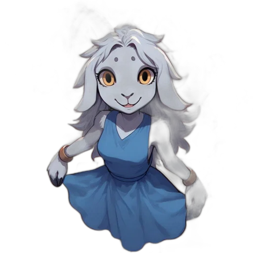 dragon, creature, dress, staff transparent PNG cut-out