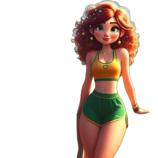 dress, concept art, fantasy art, 3d render transparent PNG cut-out