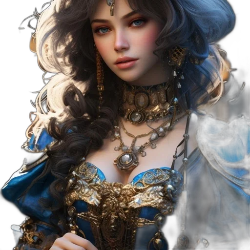 crown, jewelry, dress, face transparent PNG cut-out