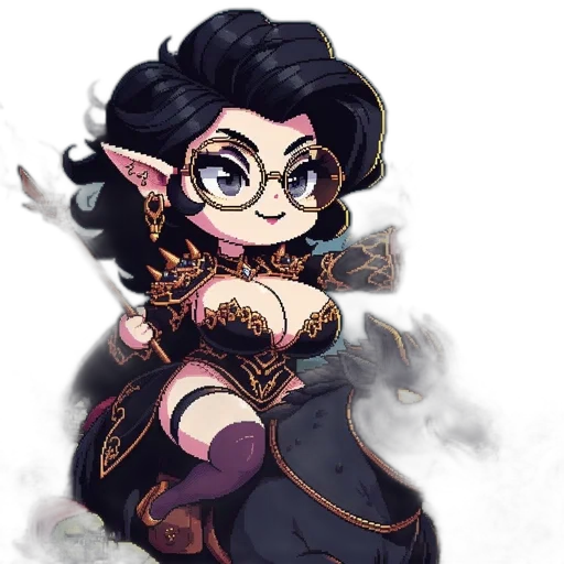 fantasy art, concept art, pixel art, cartoon transparent PNG cut-out