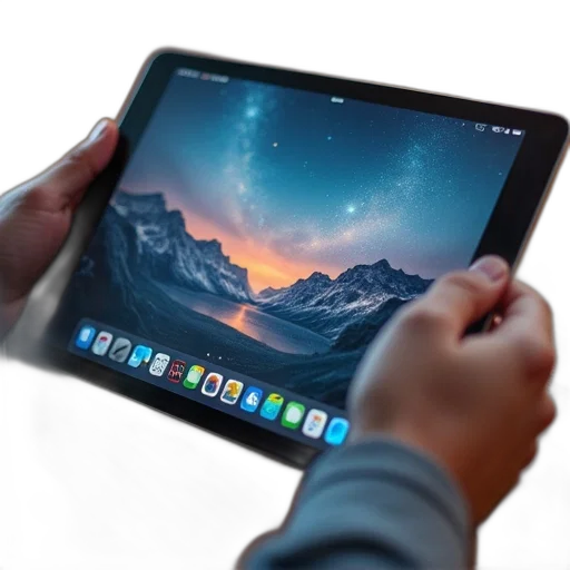 tablet, touchpad, screen transparent PNG cut-out
