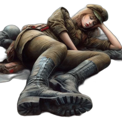 shoes, hat, concept art, photorealistic transparent PNG cut-out