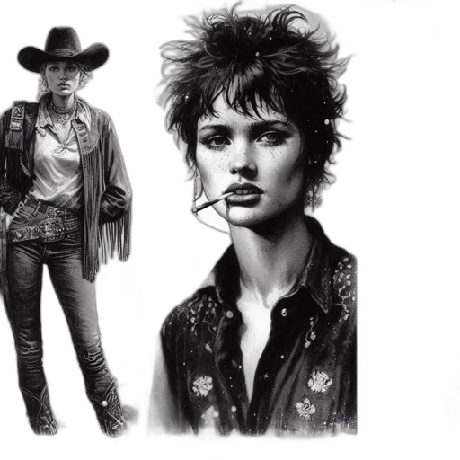 jacket, concept art, photorealistic, comic book art transparent PNG cut-out