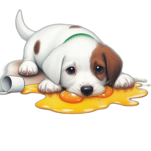 animal, food, photorealistic, oil painting transparent PNG cut-out