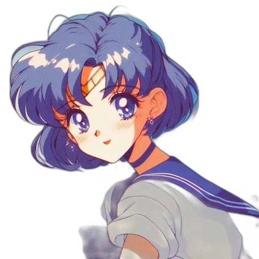 staff, weapon, hair, robot transparent PNG cut-out