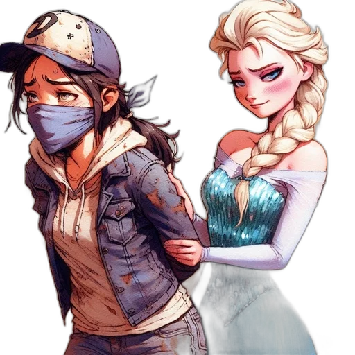 comic book art, concept art, pixel art, fantasy art transparent PNG cut-out