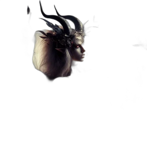 mask, dragon, face, crown transparent PNG cut-out