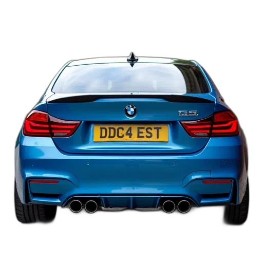 car, 3d render, photorealistic, blue transparent PNG cut-out