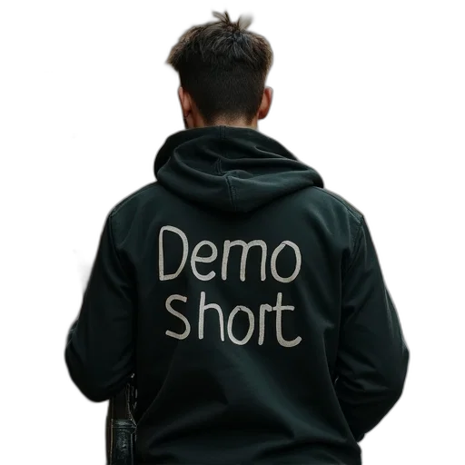 jacket, staff, cyberpunk, 3d render transparent PNG cut-out