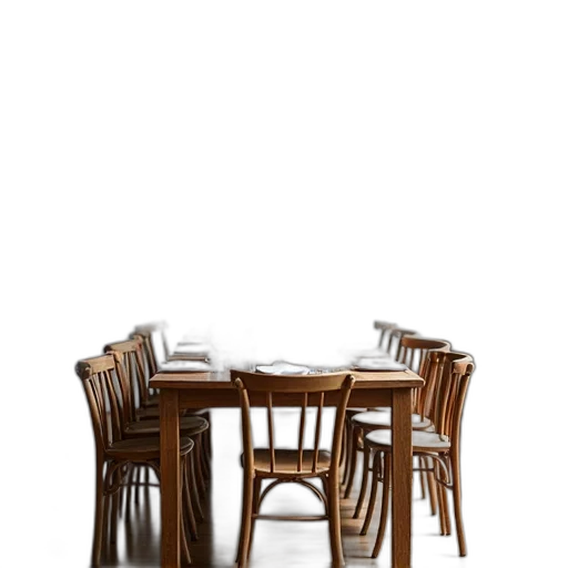 furniture, food, 3d render, photorealistic transparent PNG cut-out