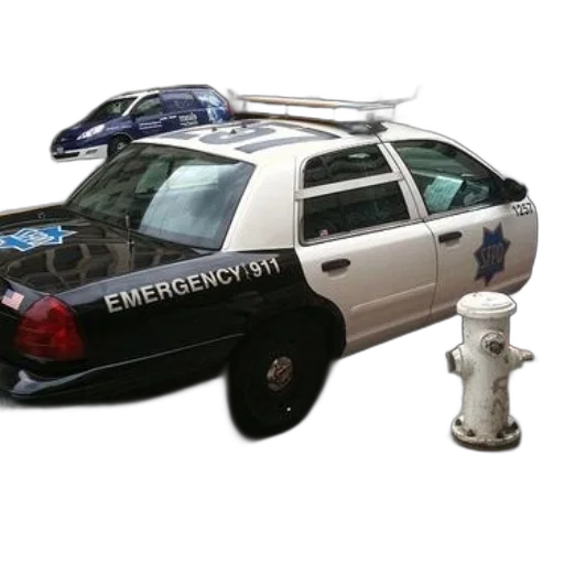 car, staff, weapon, police transparent PNG cut-out
