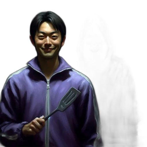 staff, jacket, sword, weapon transparent PNG cut-out
