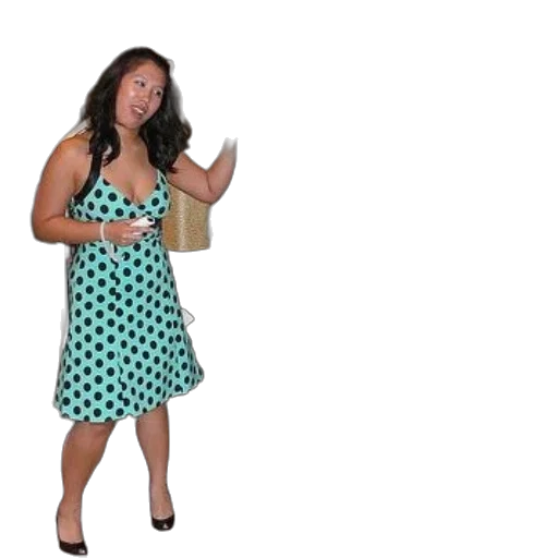 dress, staff, 3d render, woman transparent PNG cut-out