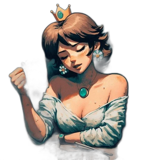 crown, jewelry, dress, staff transparent PNG cut-out