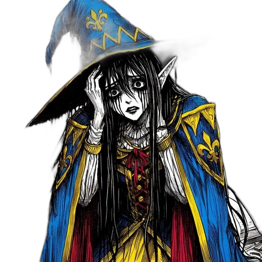 mask, staff, hat, dress transparent PNG cut-out
