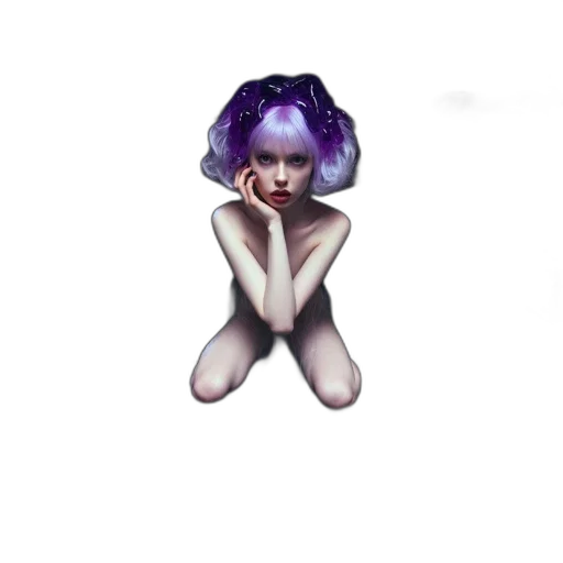 creature, hair, pixel art, concept art transparent PNG cut-out