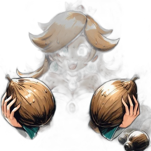mask, hair, crown, face transparent PNG cut-out