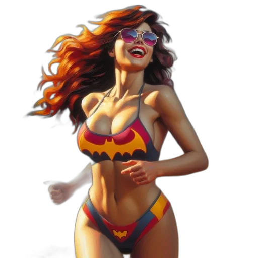 comic book art, concept art, fantasy art, photorealistic transparent PNG cut-out