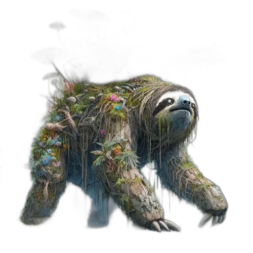 creature, animal, staff, mask transparent PNG cut-out