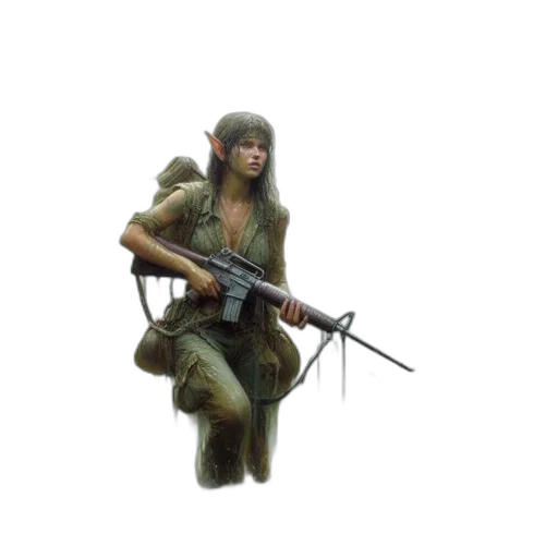 weapon, staff, creature, animal transparent PNG cut-out