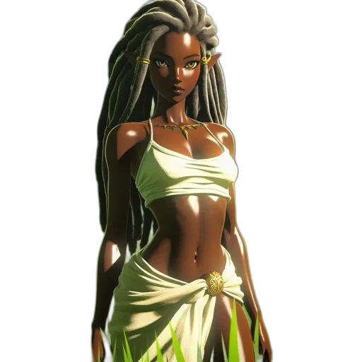 dress, jewelry, concept art, fantasy art transparent PNG cut-out