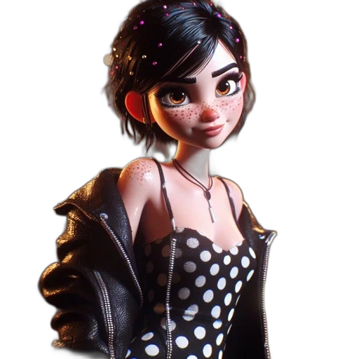 dress, jacket, jewelry, face transparent PNG cut-out