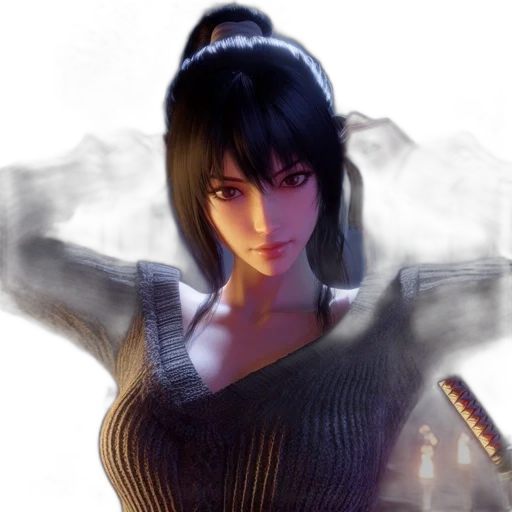 concept art, fantasy art, 3d render, photorealistic transparent PNG cut-out