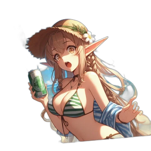 hat, bottle, weapon, dragon transparent PNG cut-out