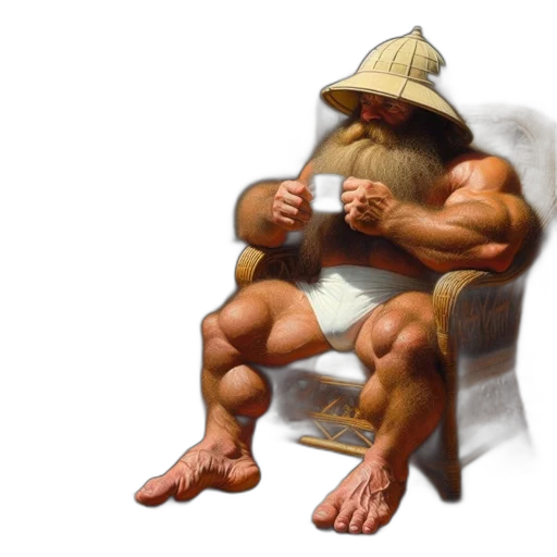 furniture, hat, creature, concept art transparent PNG cut-out