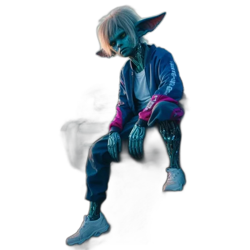 jacket, creature, robot, mask transparent PNG cut-out