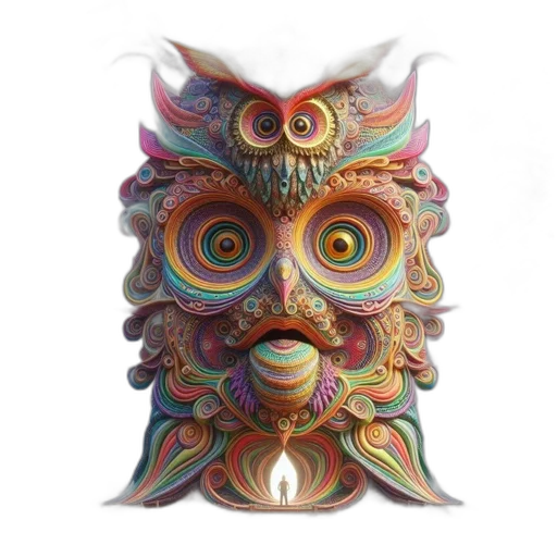 mask, face, crown, creature transparent PNG cut-out