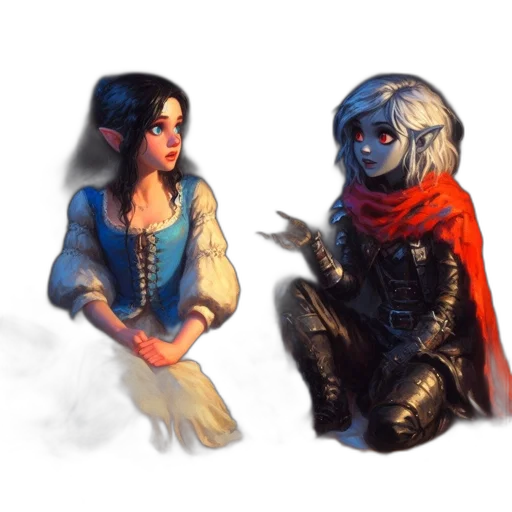 concept art, fantasy art, comic book art, pixel art transparent PNG cut-out