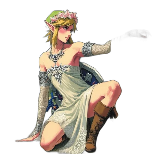 dress, staff, sword, weapon transparent PNG cut-out
