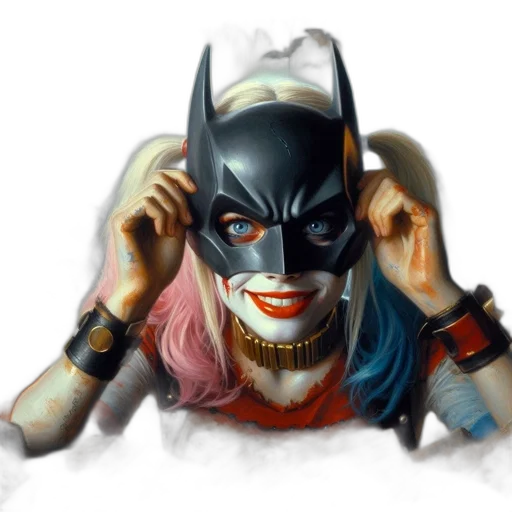 mask, comic book art, concept art, fantasy art transparent PNG cut-out