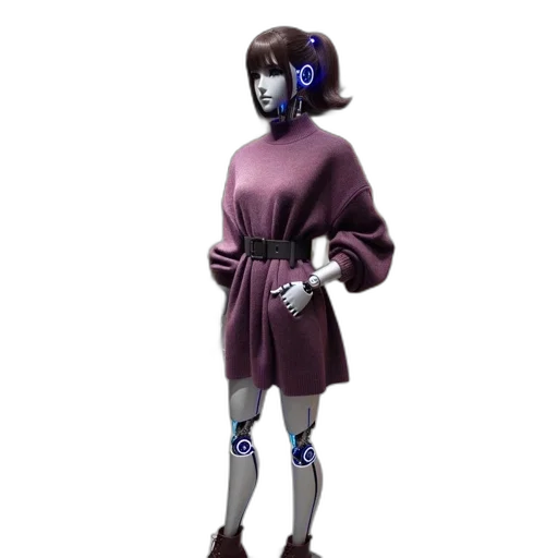 robot, mask, dress, jacket transparent PNG cut-out
