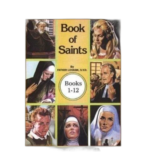 book, cover, titled, saints transparent PNG cut-out