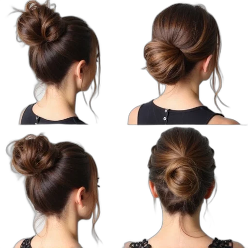 hair, jewelry, photorealistic, dark transparent PNG cut-out