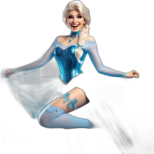 dress, fantasy art, concept art, comic book art transparent PNG cut-out