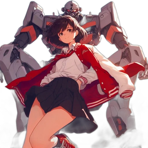 robot, weapon, jacket, sword transparent PNG cut-out